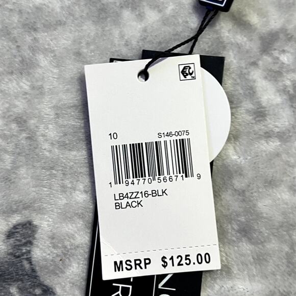 LA BLANCA Drapped Mio One Piece, Island Goddess Black Sz 10 - Picture 7 of 7